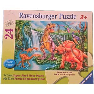 Dinosaur Pals 24 Piece #055418 Super Sized Floor Puzzle Ravensburger 3×2 Jigsaw